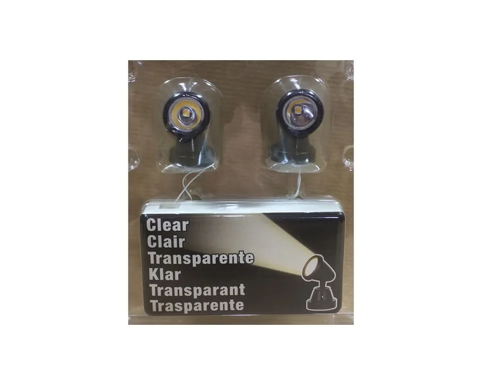 44756 Kit 2 faretti led batteria alimentatore presepe