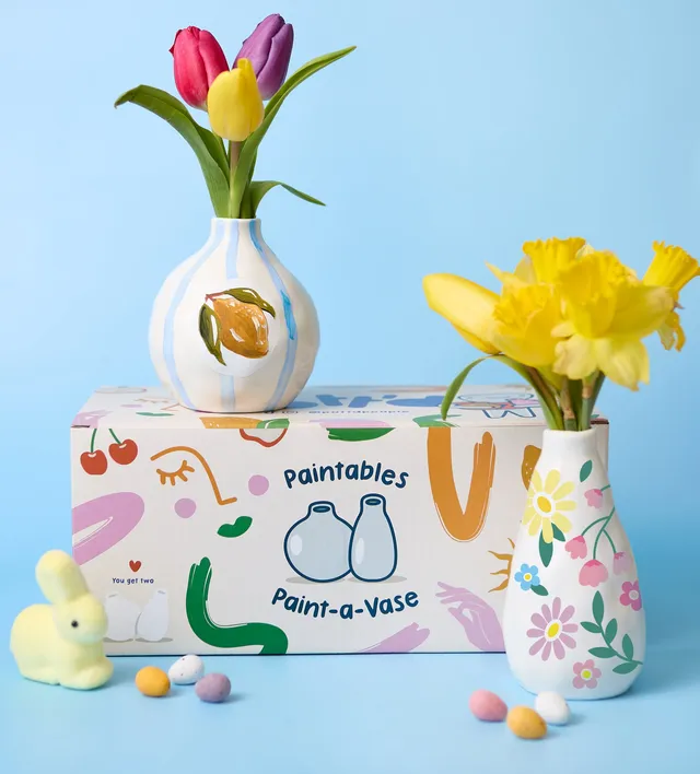 Pott'd Easter Blooms Kit Pittura Vaso Ceramica da Decorare