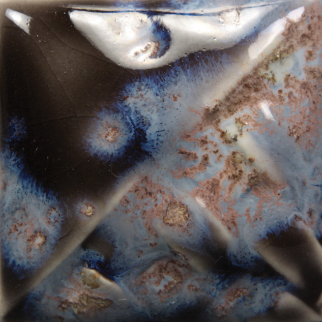 Mayco Stoneware Galaxy smalto ceramico nero con cristalli