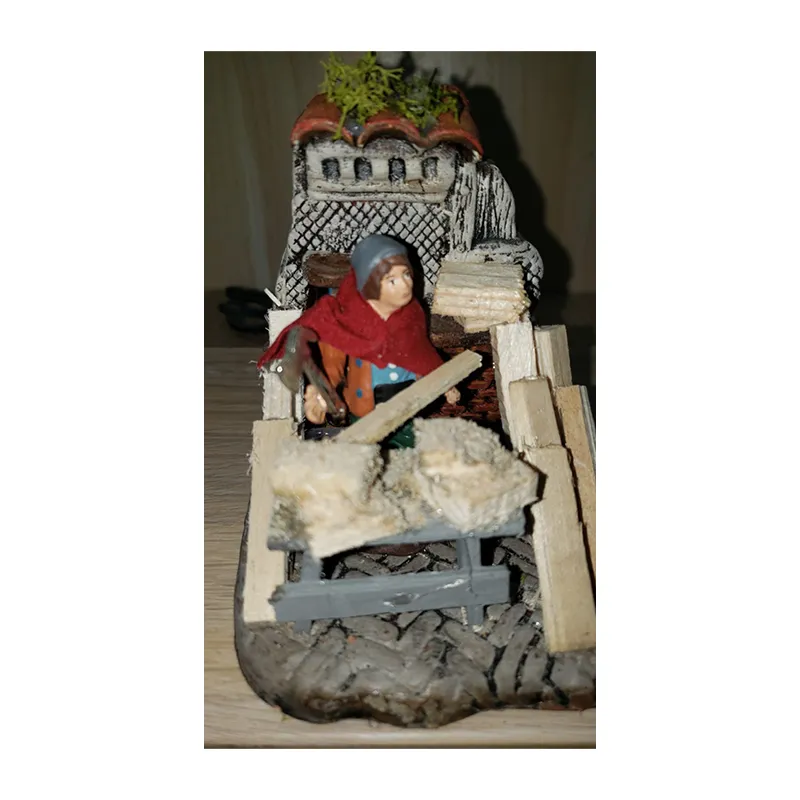 Ditta Montanini Pastori in movimento 84425 statuina Falegname 7 cm