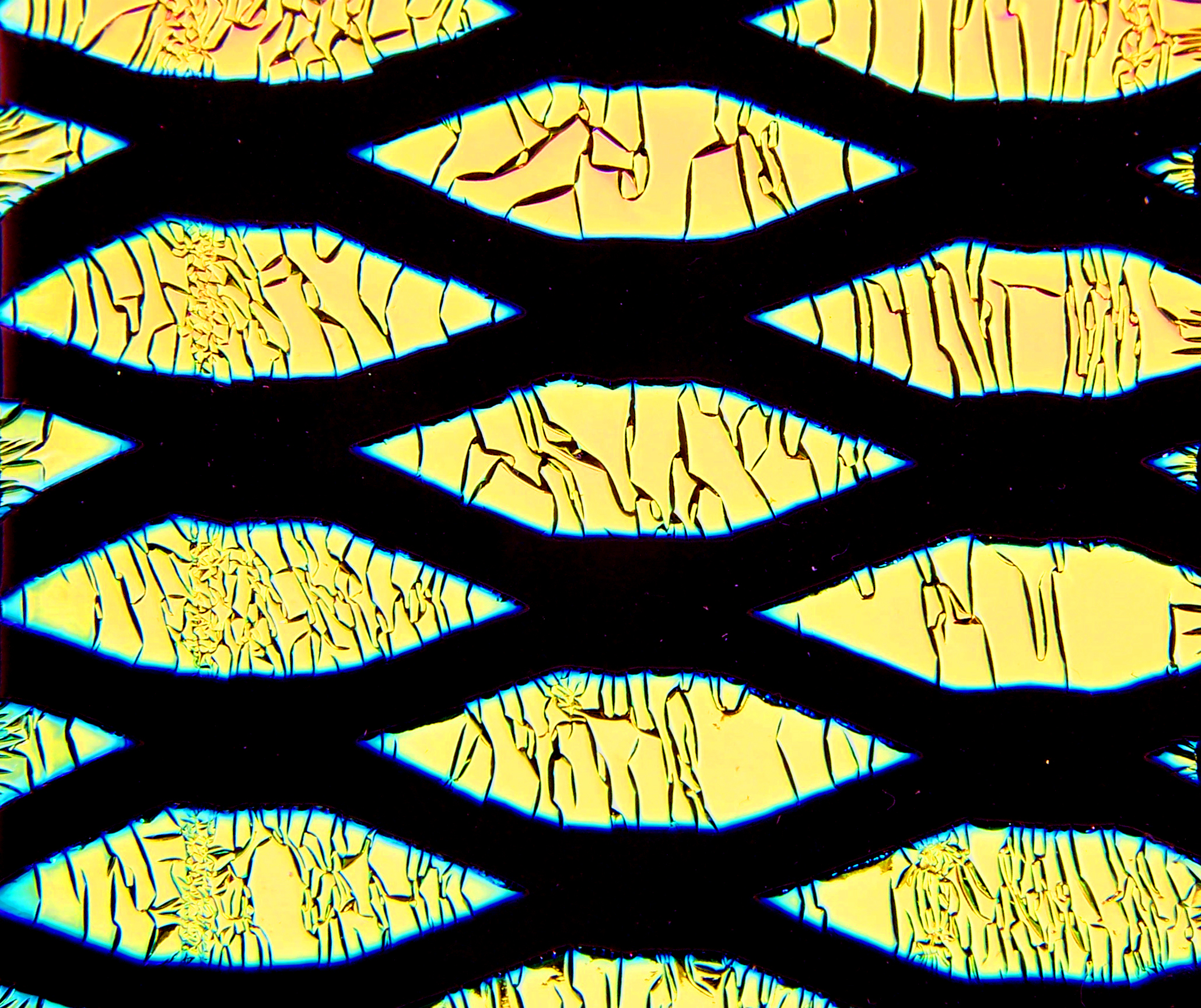 Cbs Crinklized Marquis 2 vetro dicroico tondo 19 texture