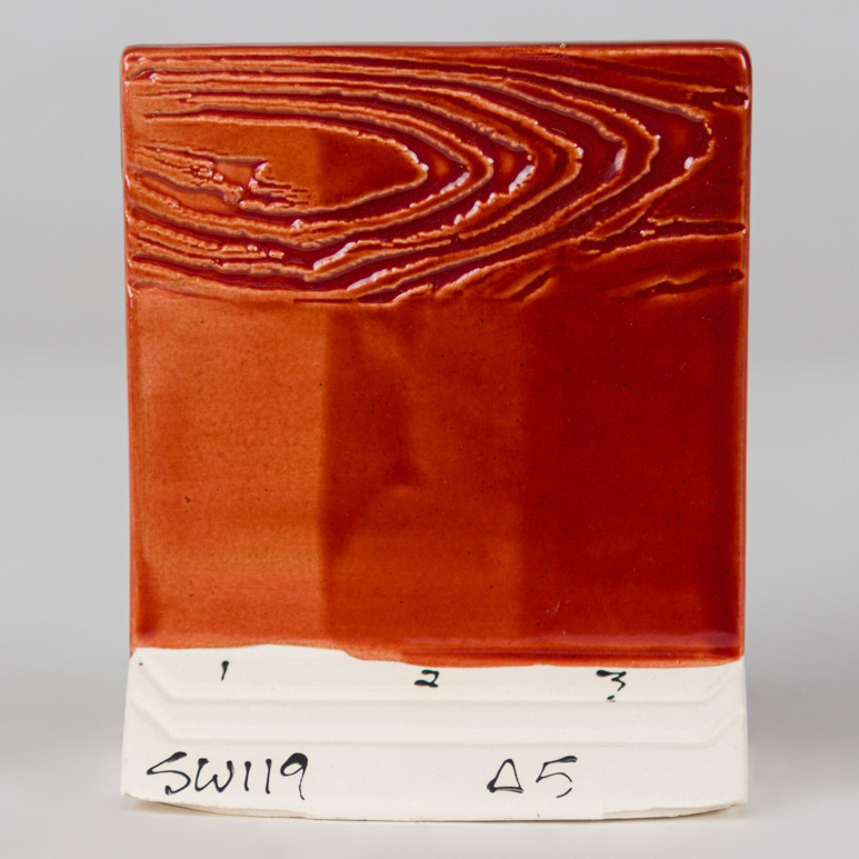 Mayco Foundations Cinnabar smalto ceramica rosso