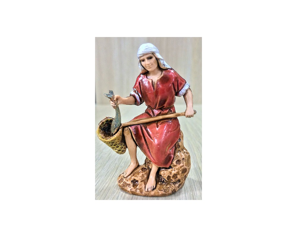 Ditta Montanini Pastori Landi 6513 Pescatore statuina presepe