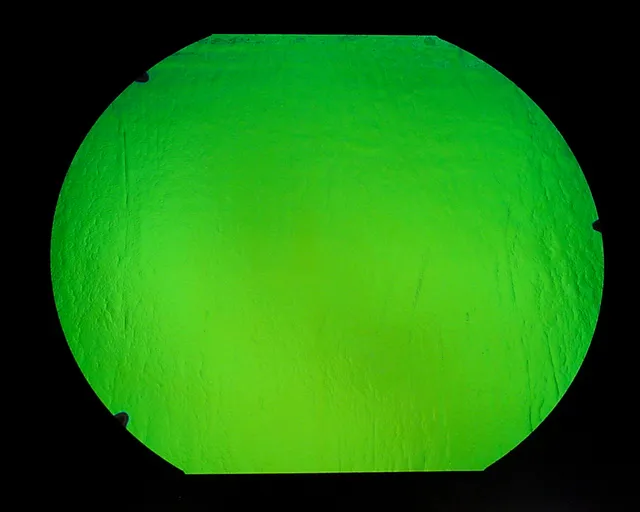 Cbs Dichroic Emerald vetro fusione lastra rotonda verde