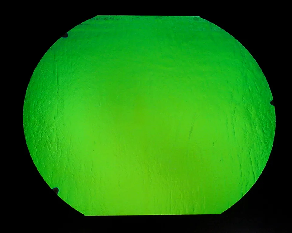 Cbs Dichroic Emerald vetro fusione lastra rotonda verde