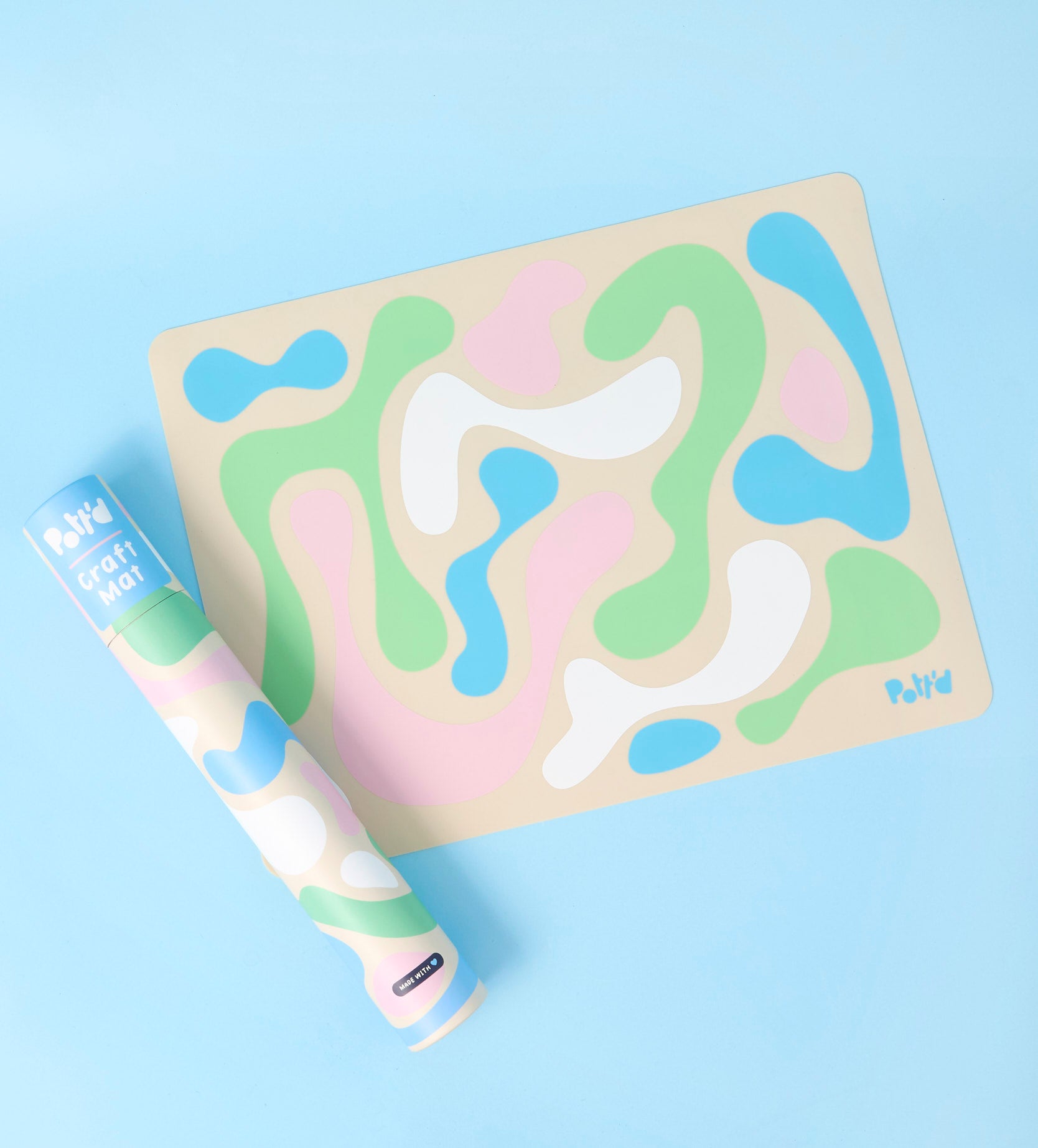 Pott'd Extras and Accessories Craft Mat tappetino design Mindful