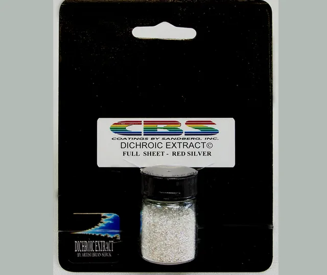CBS Dichroic Extract Red Silver flacone 1 lastra soffiatura