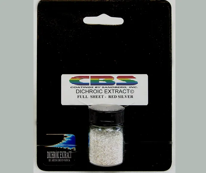 CBS Dichroic Extract Red Silver flacone 1 lastra soffiatura