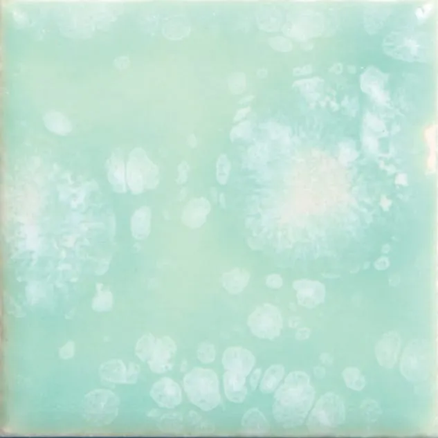 Mayco Jungle Gems Seafoam smalto ceramica turchese cristalli