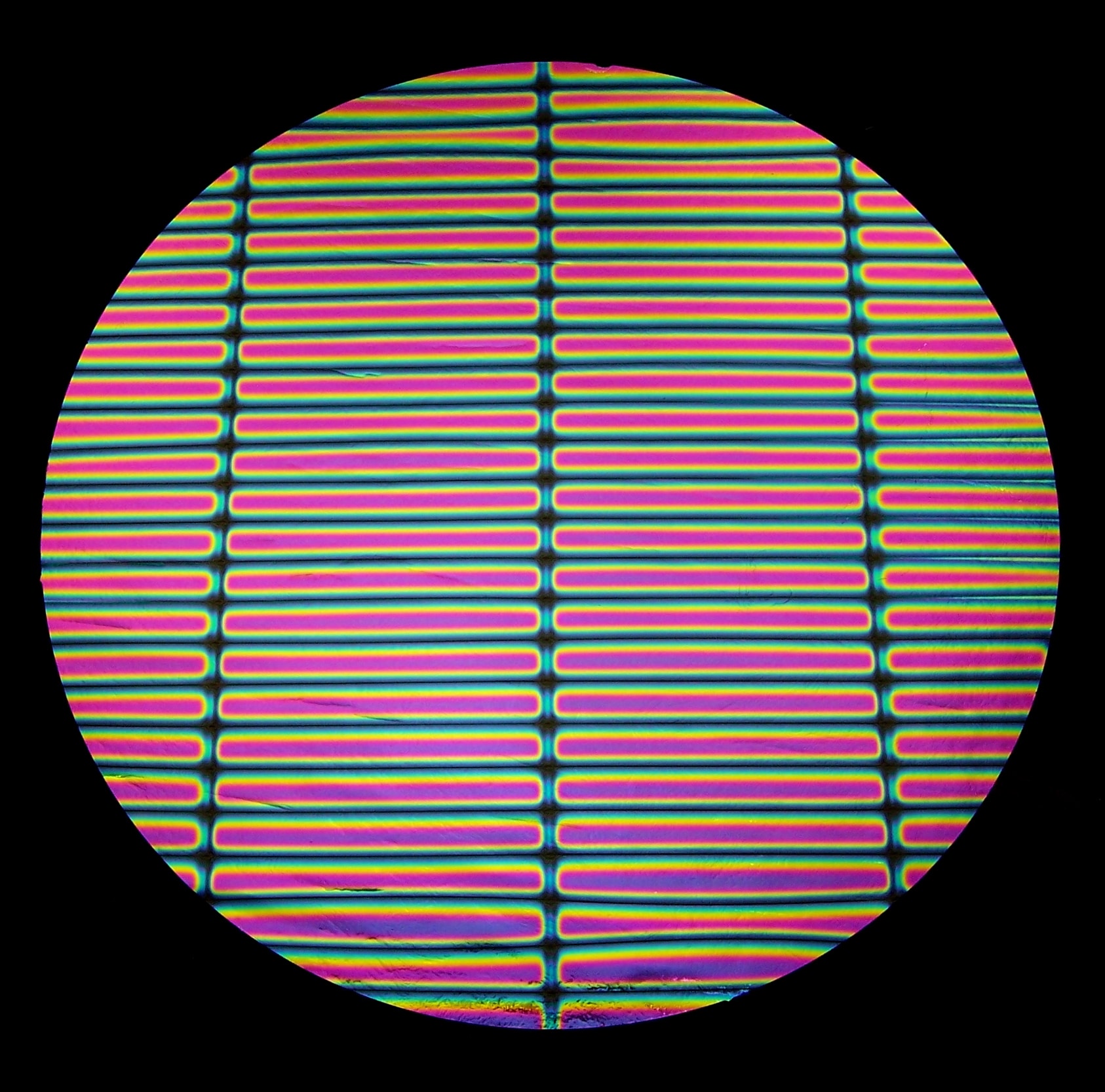 CBS Dichroic Rainbow A 3/4 vetro dicroico a strisce