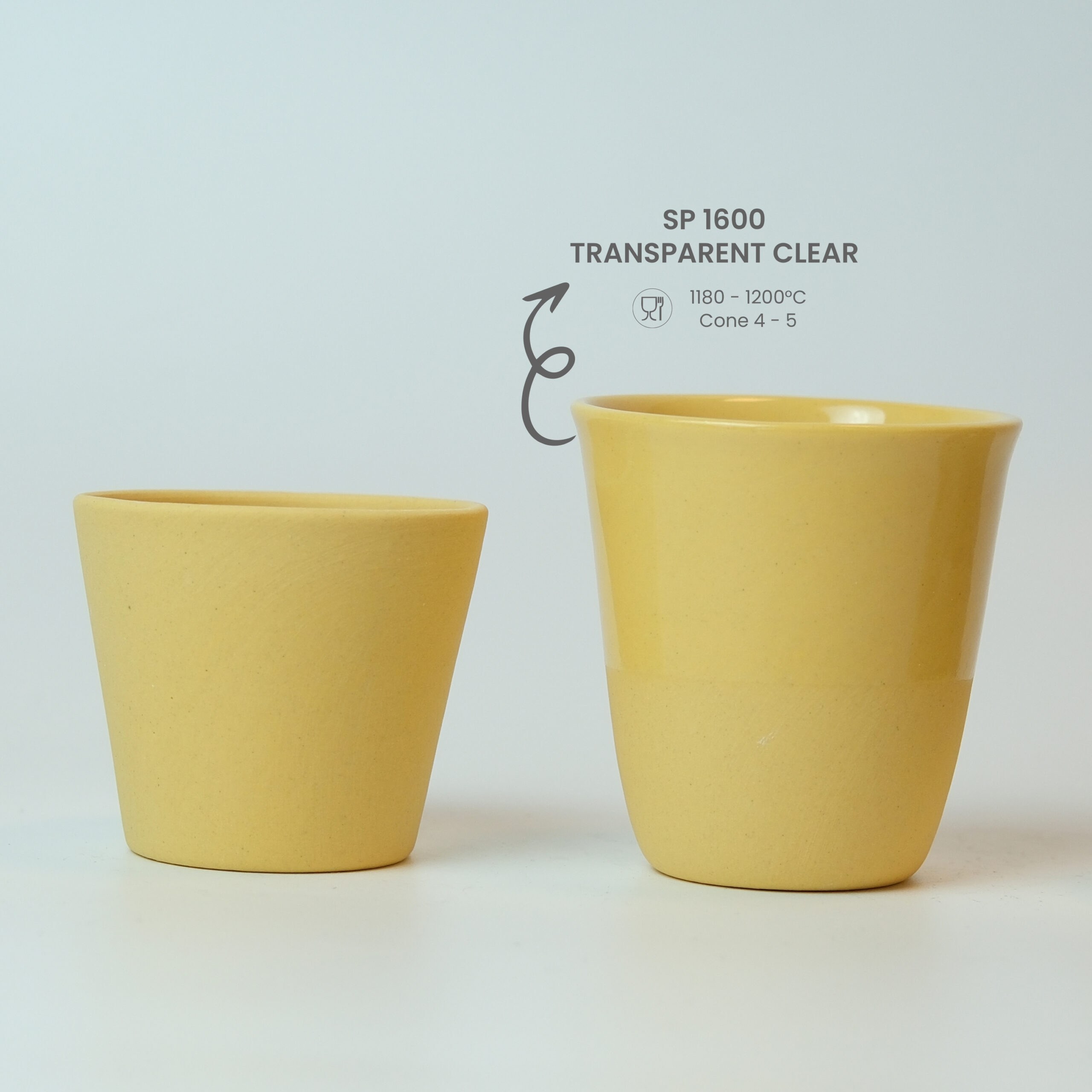 CERCO BNC 180 barbottina porcellana giallo senape Mustard
