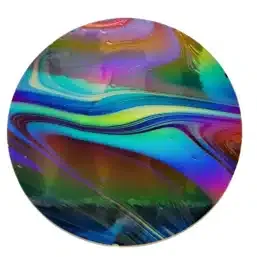 Cbs Dichroic Specialty Glass Licorice Rainbow 2 vetro 96 COE
