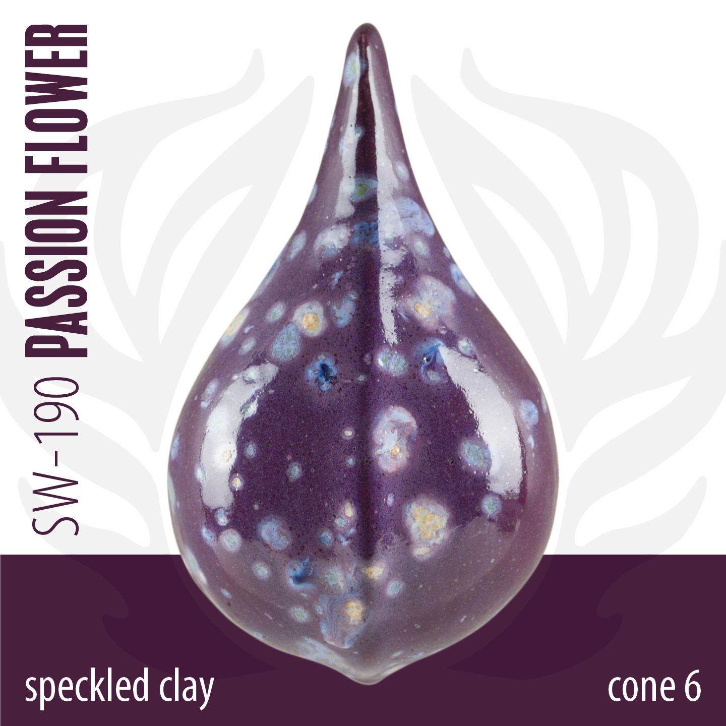 Mayco Foundations Passion Flower smalto ceramica cristalli
