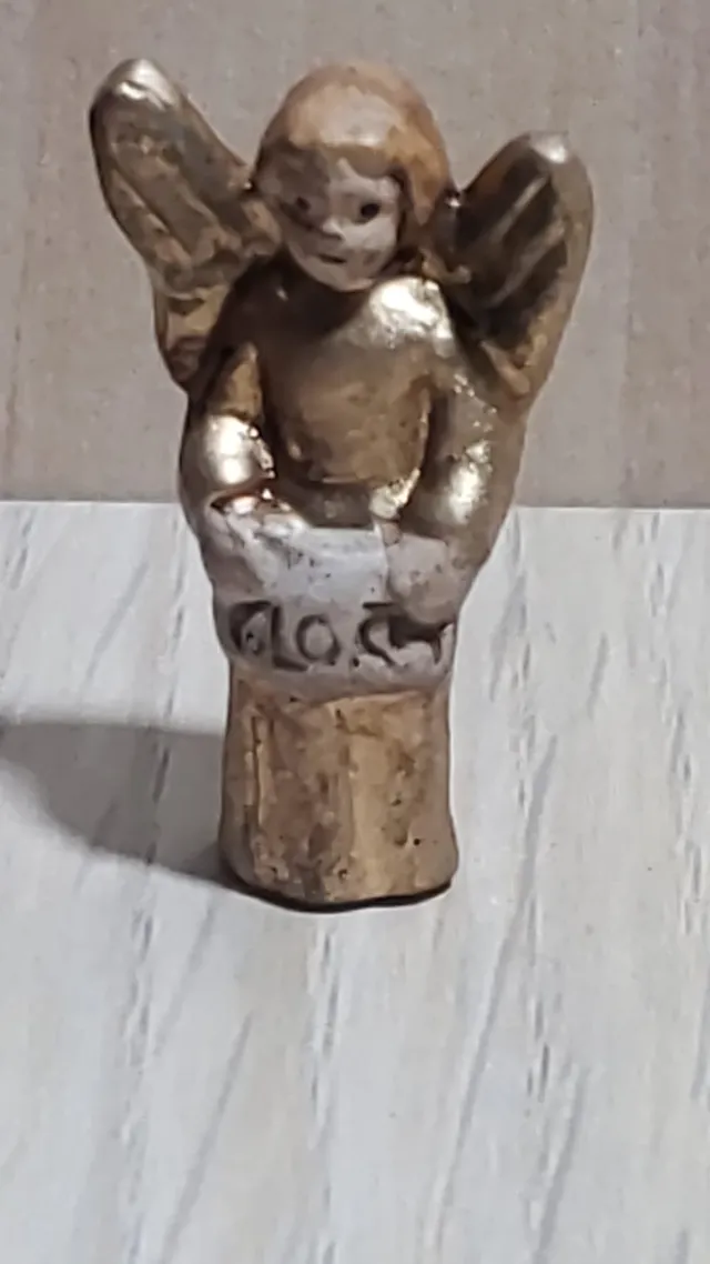 Ditta Montanini TC4 angelo 6 cm pastore terracotta