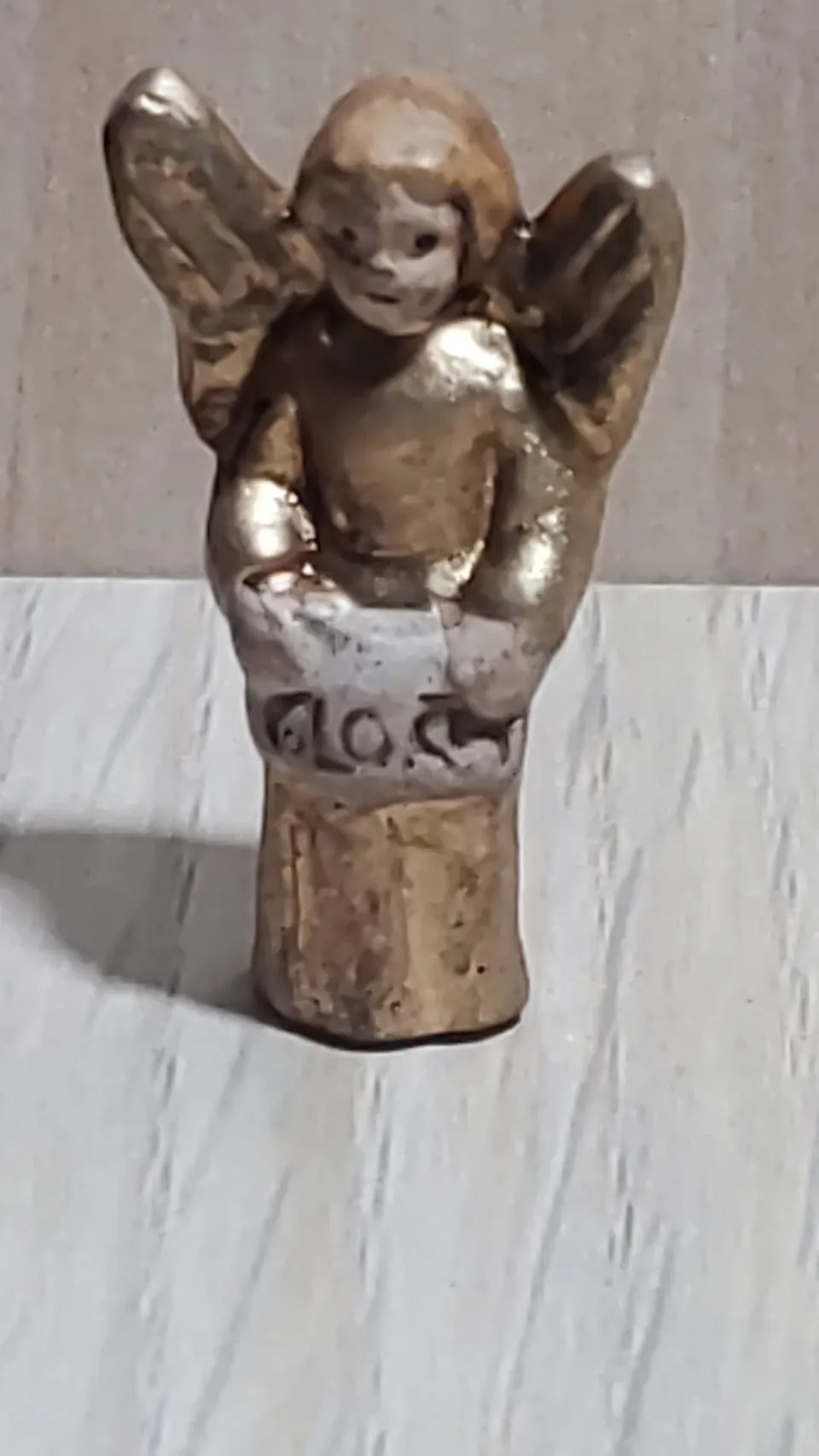 Ditta Montanini TC4 angelo 6 cm pastore terracotta