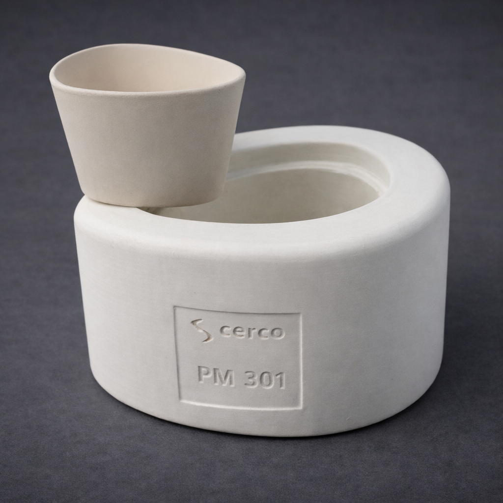 CERCO PM 301 stampo in gesso Amorf Cup tazza colaggio