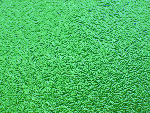 Cbs Crinklized Magenta Green tondo vetro dicroico