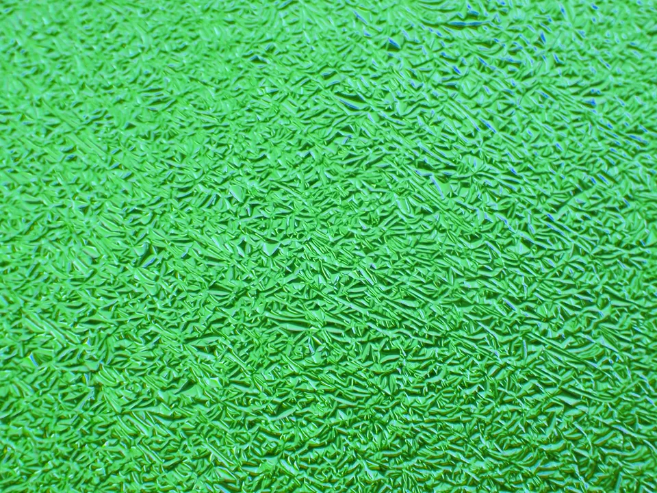 Cbs Crinklized Magenta Green tondo vetro dicroico