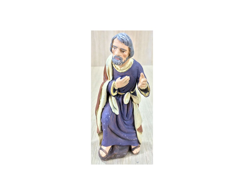 Ditta Montanini Pastori terracotta T1002 San Giuseppe 10cm statuina