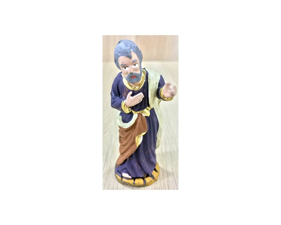 Ditta Montanini T7002 San Giuseppe 7 cm Terracotta Presepe