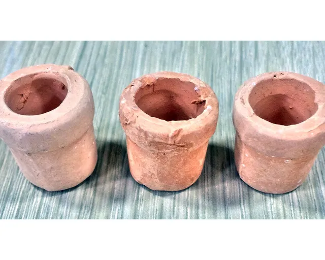 Ditta Montanini Minuterie 86992 kit 3 vasi terracotta H 2 cm