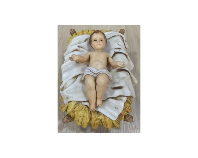 Ditta Montanini Landi 1303 Bimbo pastore resina 13 cm
