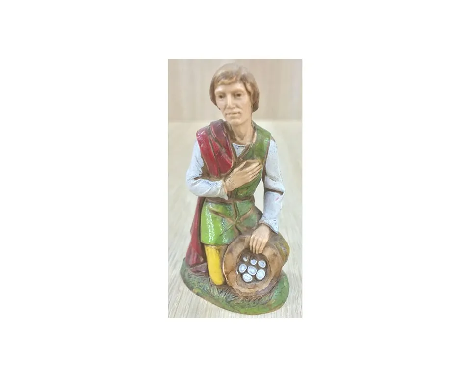 Pastori Landi 1035 Pastore con Doni 10 cm statuina resina