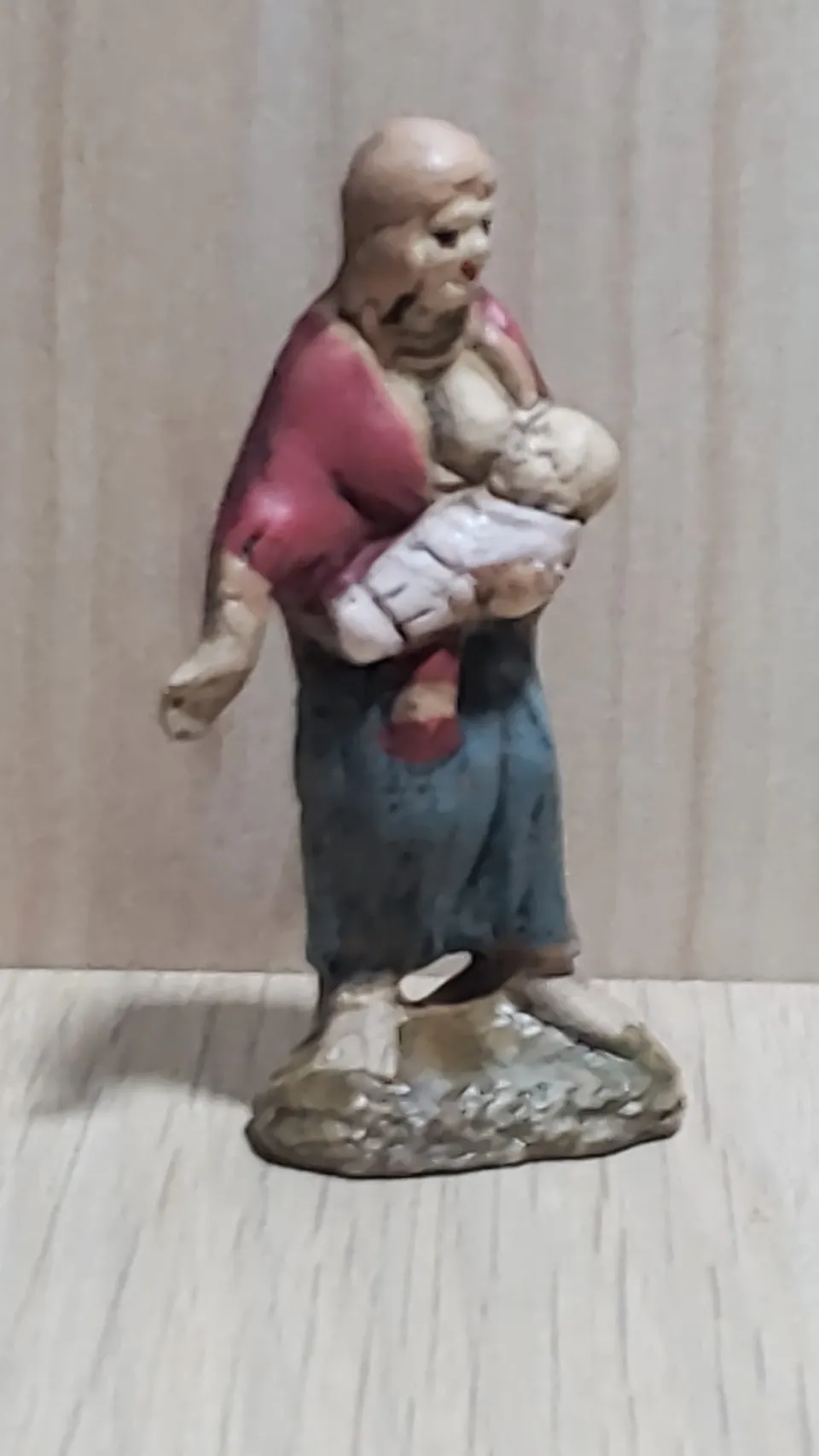 Ditta Montanini TC12 Madre 6 cm statuina presepe terracotta