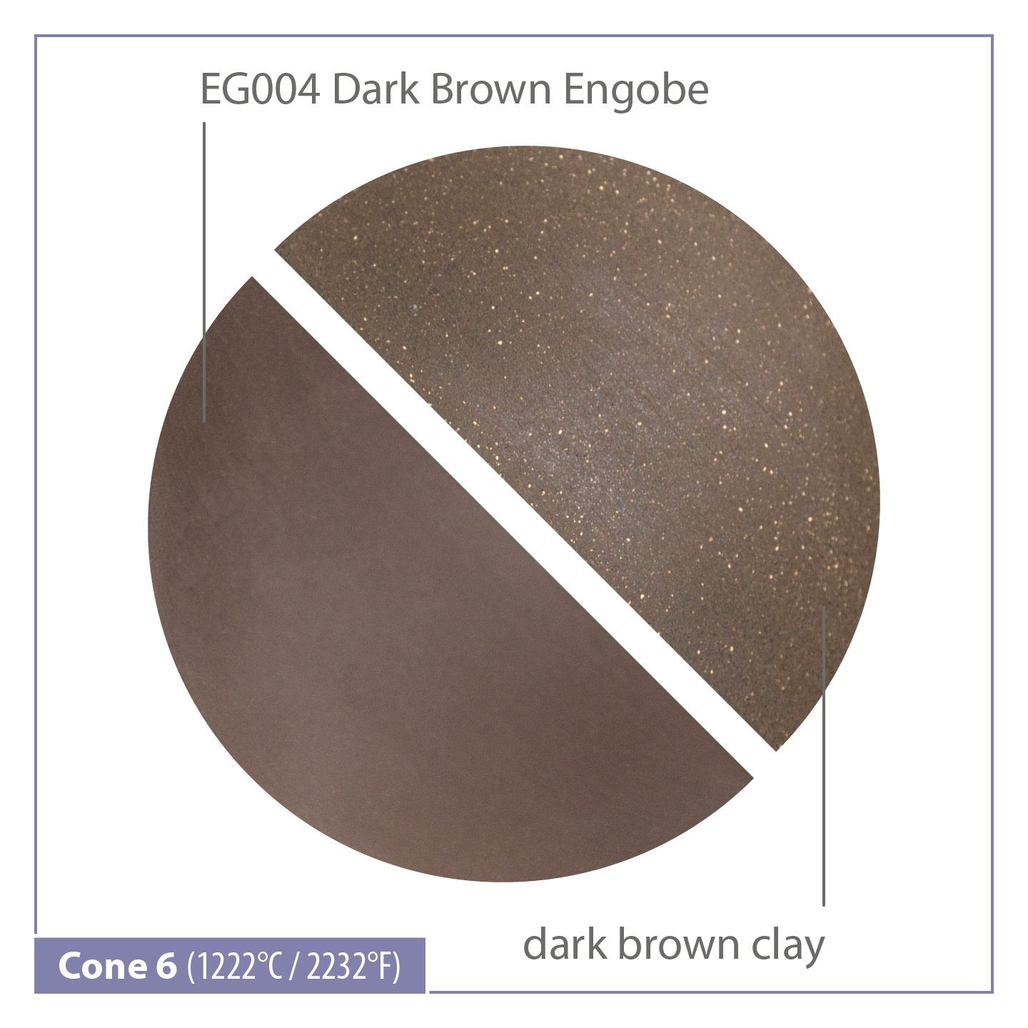 Mayco Stoneware Engobes Dark Brown ingobbio marrone stoneware