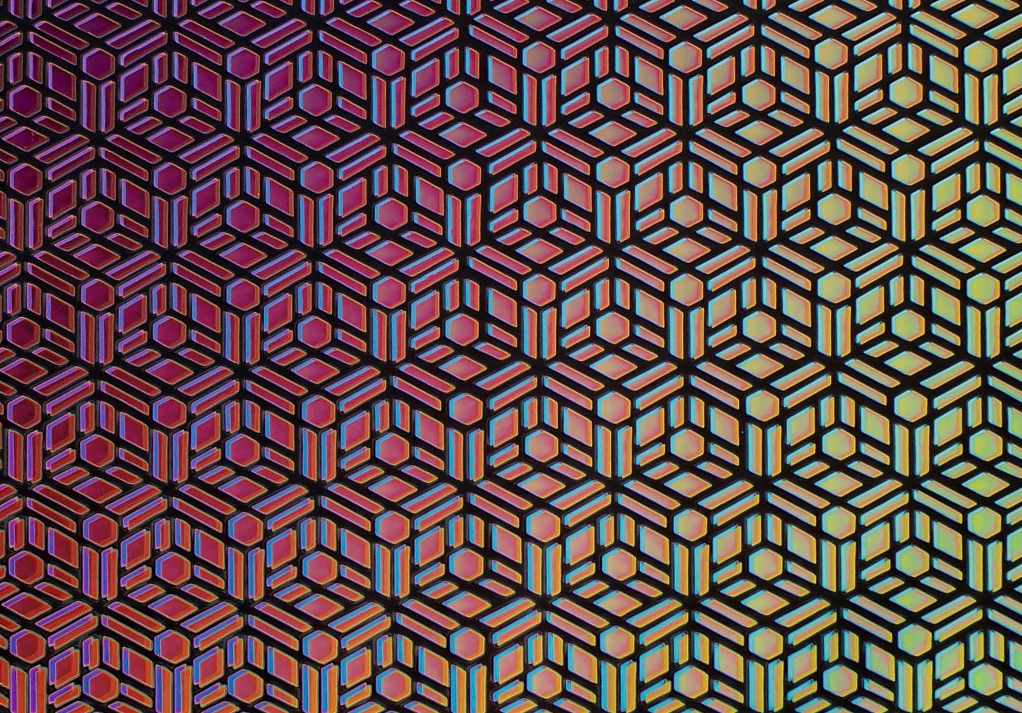 CBS Borderline Geometric Mixture vetro dicroico quarto foglio