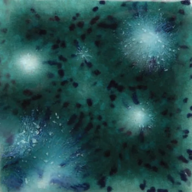 Cerama Smalti Bloomin’ Blue Jungle Gems blu cristalli bianchi