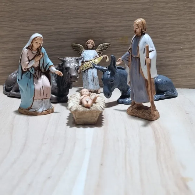 Pastori Landi Natività 6 Pezzi 6,5 cm Set Presepe