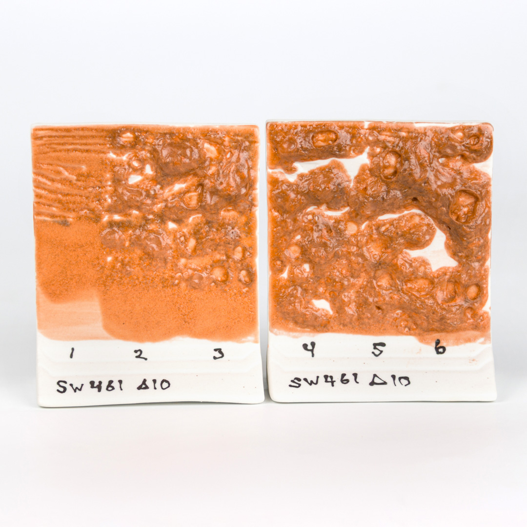 Mayco Ritual Glaze Orange Moon Rocks smalto arancio