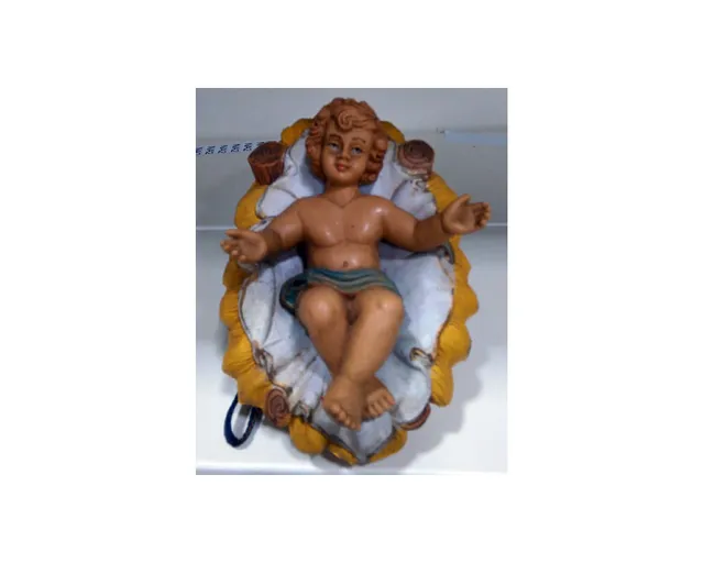 Ditta Montanini G30-02 bambino con culla pastore 30 cm