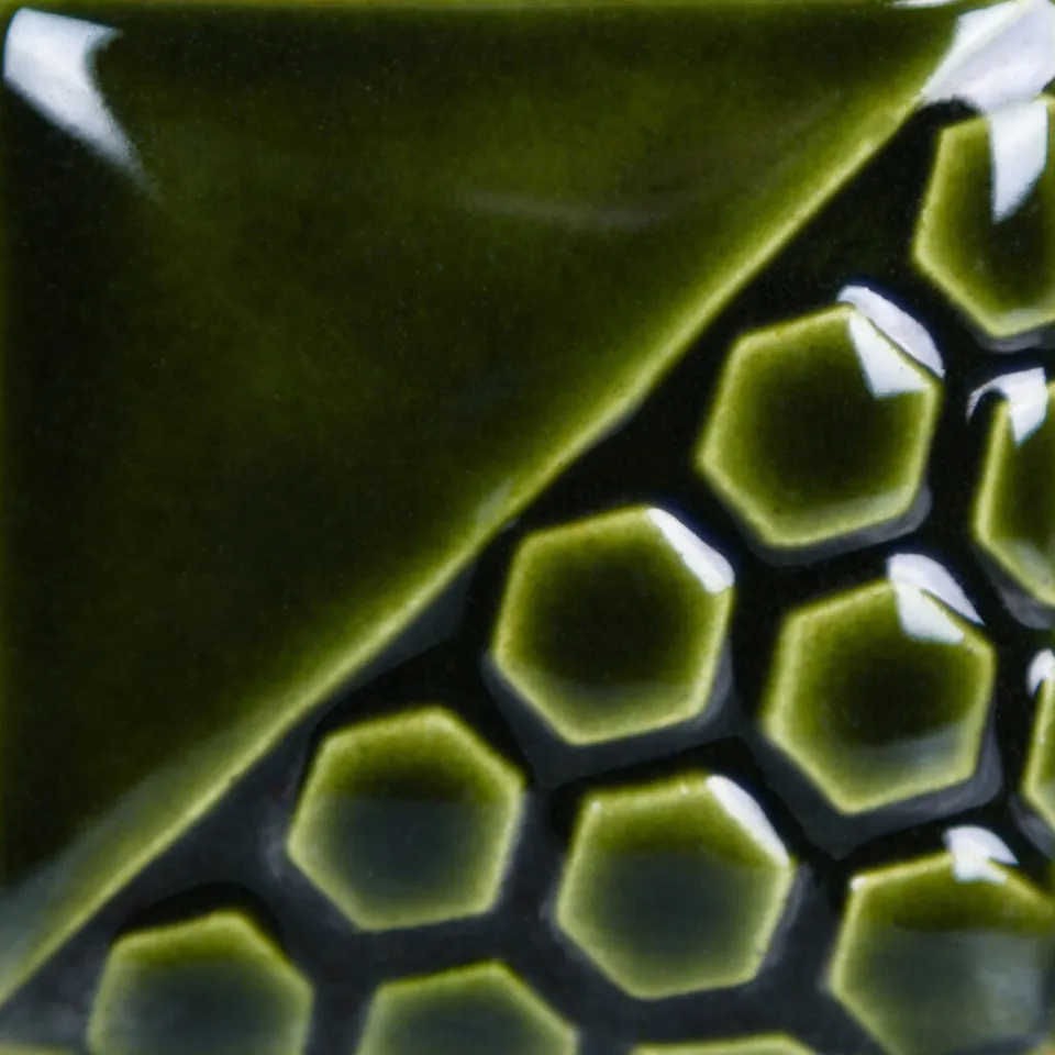 Cerama Elements Leaf Green smalto ceramico verde lucido