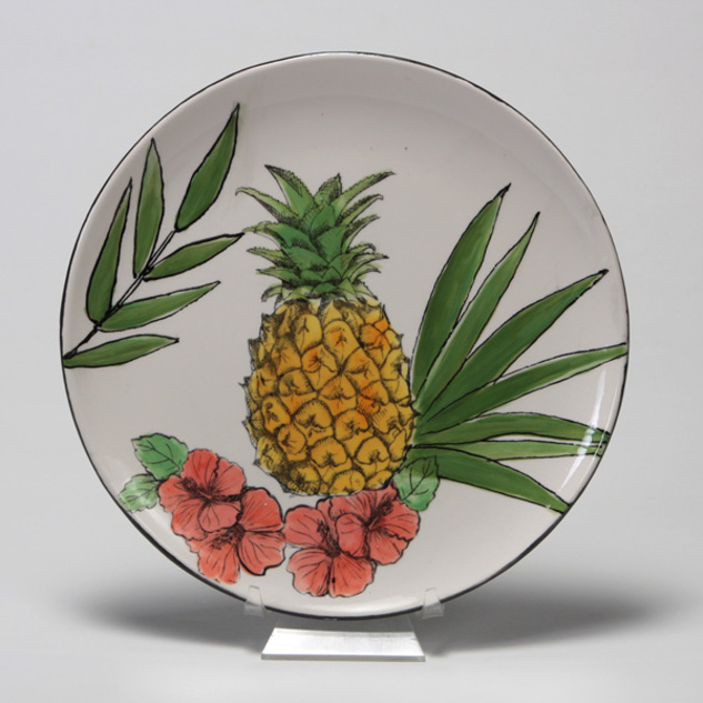 Mayco Earthenware Bisque Coupe Salad Plate piatto 7 3/4