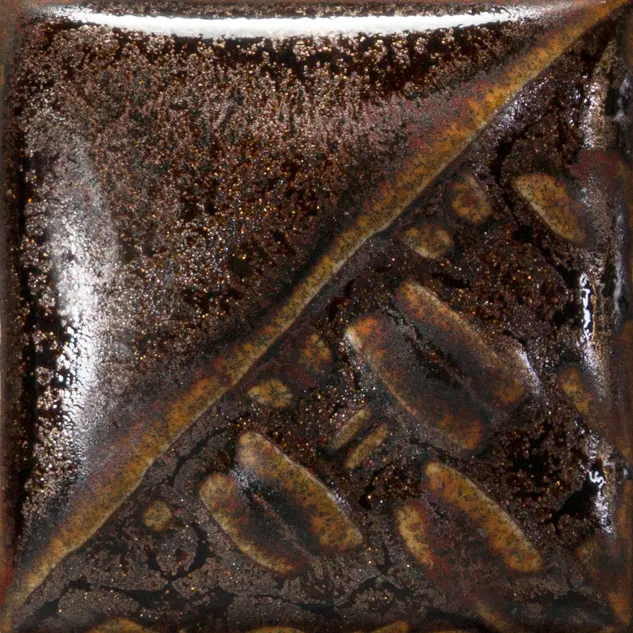 Mayco Stoneware Copper Ore smalto rame texture