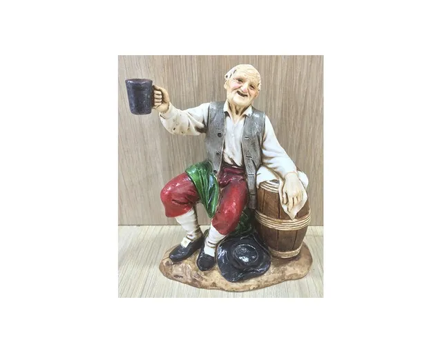 Pastori Landi 1230-06 bevitore presepe 12 cm
