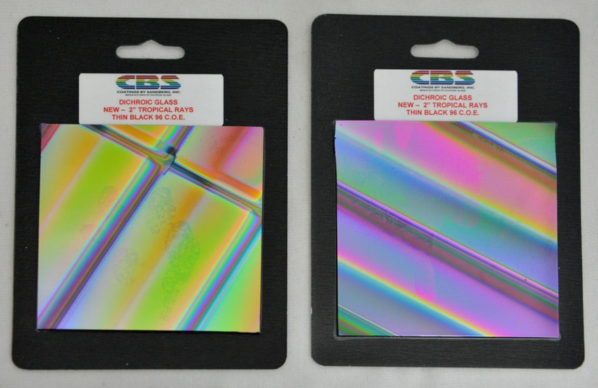 CBS Tropical Rays 2 Inch vetro dicroico quadrato 4x4