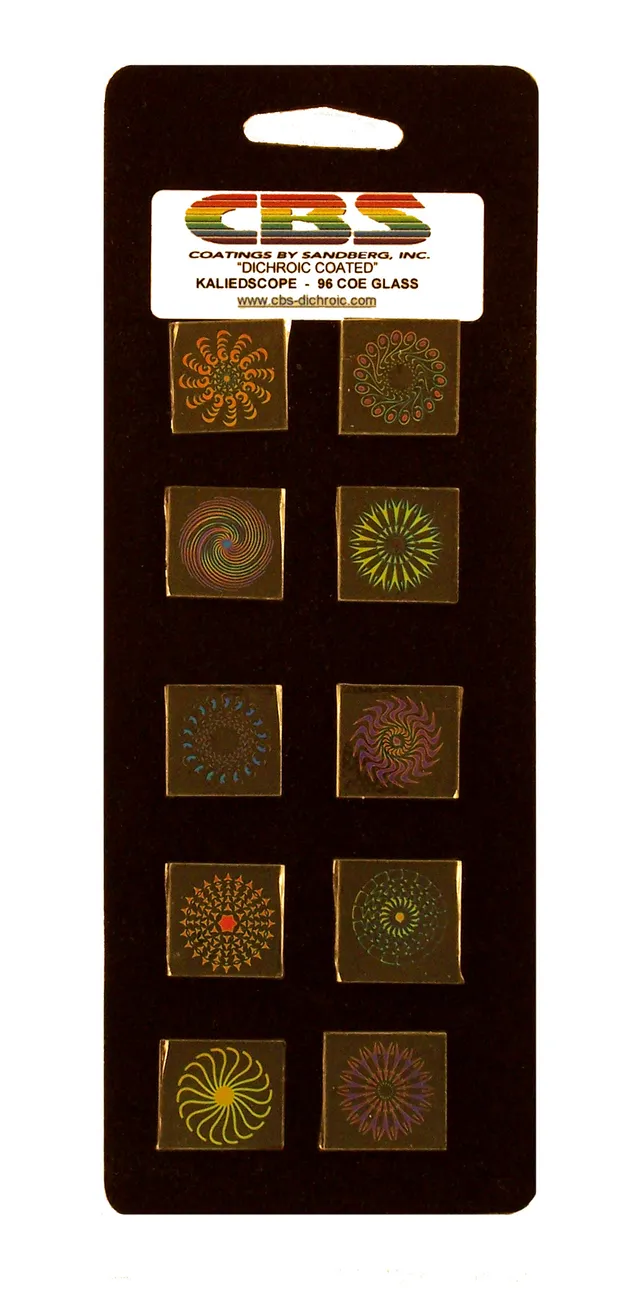 Cbs Kaleidoscope Pinwheel Pack Medium vetro 10 pezzi