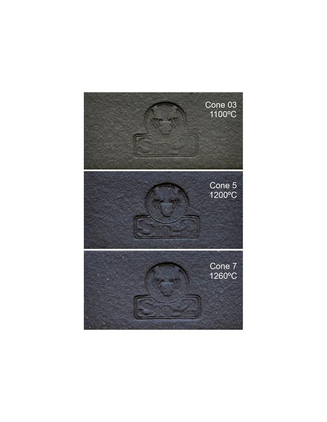 Cerama PRNF refrattaria nera 0-0,5 mm impasto ceramico