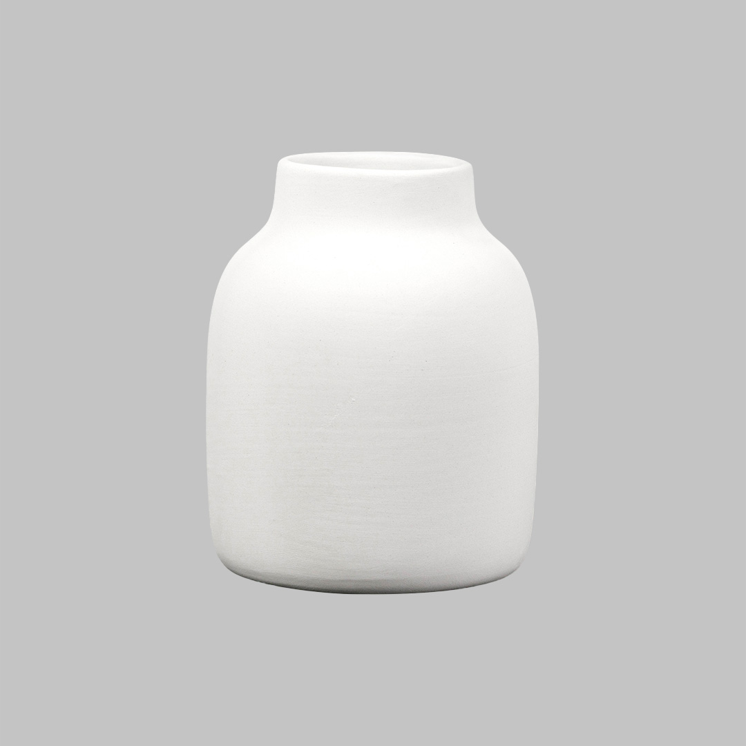 Mayco Earthenware Bisque Posy Vase vaso ceramica da dipingere