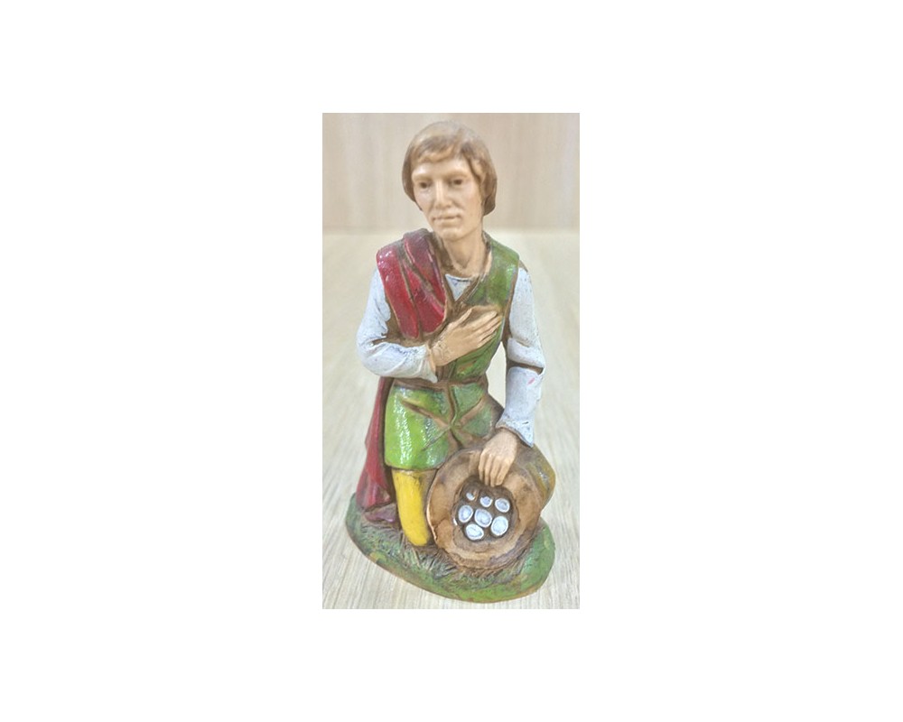 Pastori Landi 1035 Pastore con Doni 10 cm statuina resina