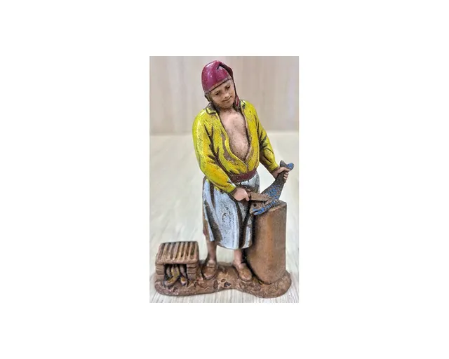 Ditta Montanini Pastori Landi 8031 Pescivendolo Statuina 8 cm
