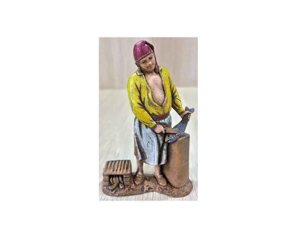 Ditta Montanini Pastori Landi 8031 Pescivendolo Statuina 8 cm