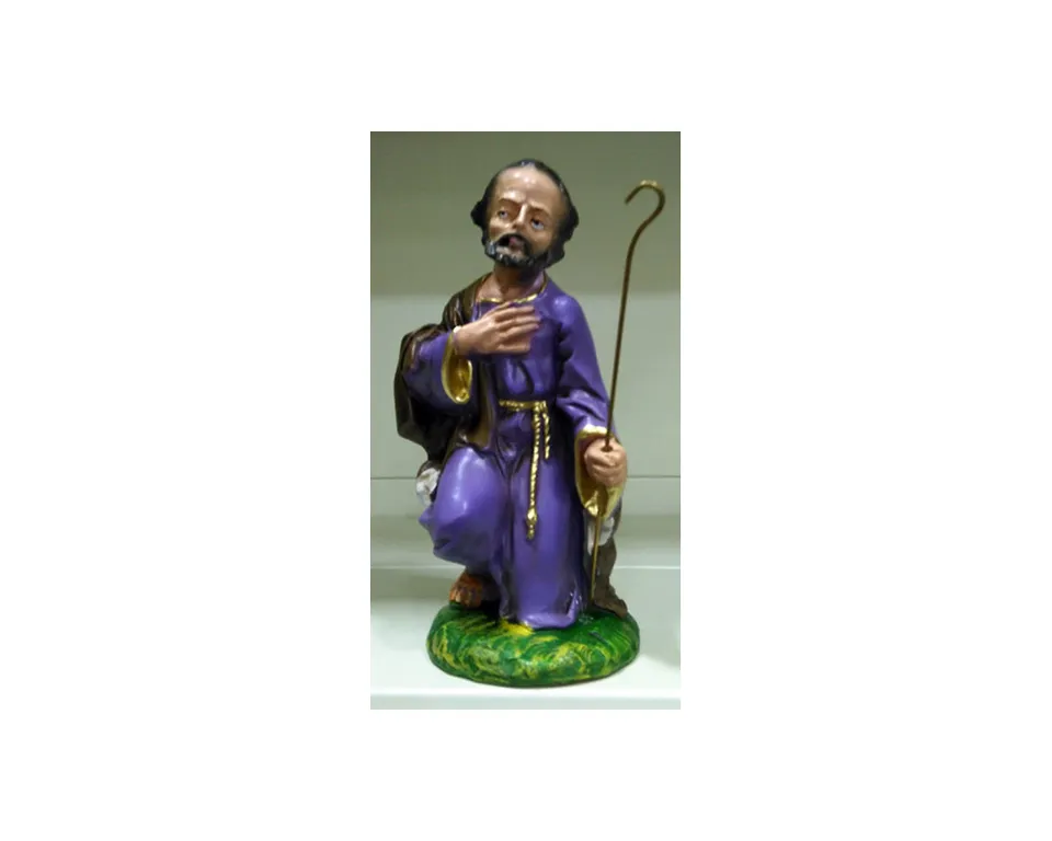 Ditta Montanini G409 San Giuseppe statua presepe carta pesta 30 cm