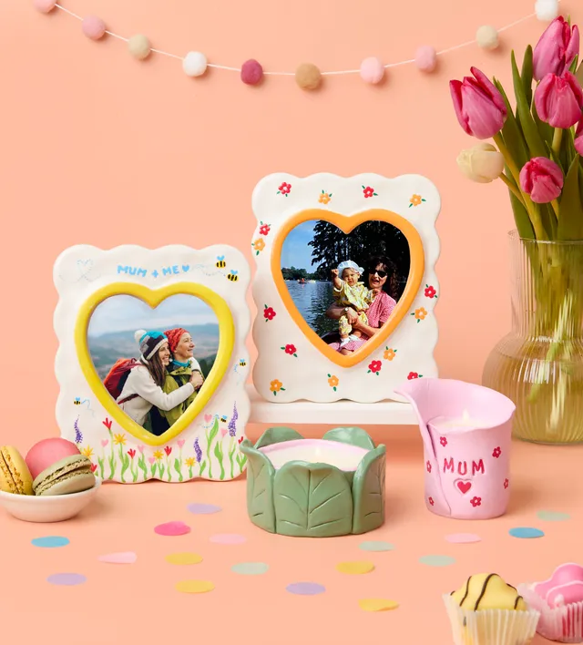 Pott'd Bundles Handmade Moments kit argilla portacandele e cornici