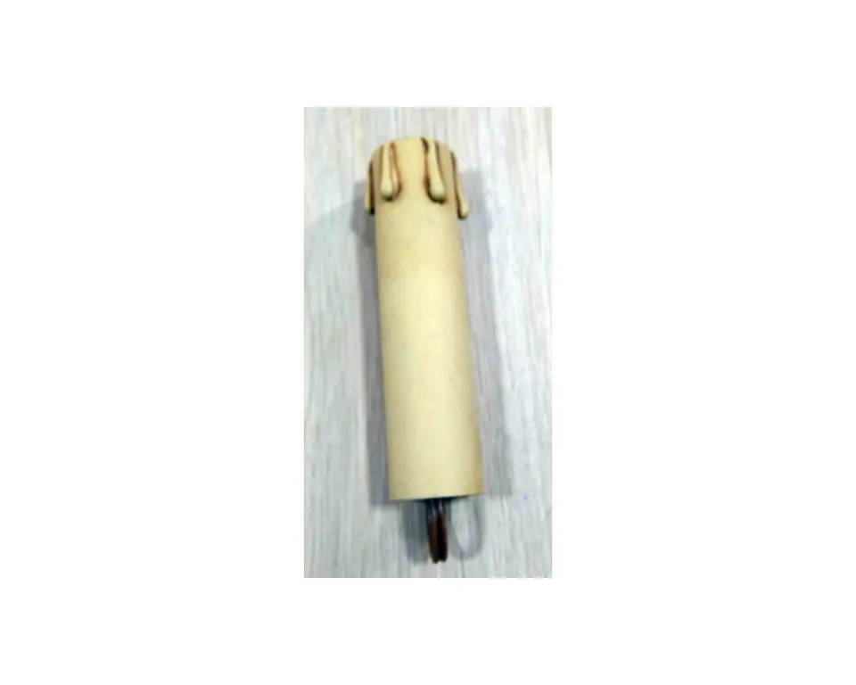Ditta Montanini CD008 Candela Legno Antica E14 H 10 cm