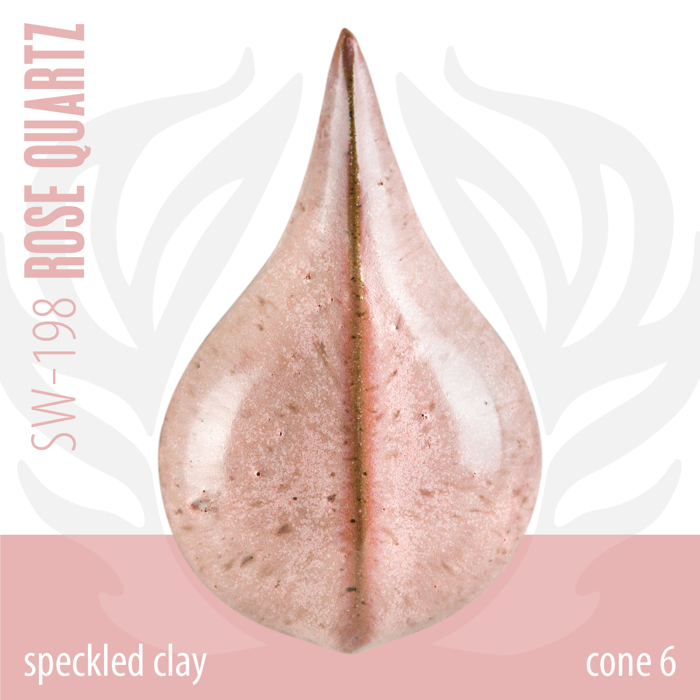 Mayco Foundations Rose Quartz smalto gres rosa quarzo