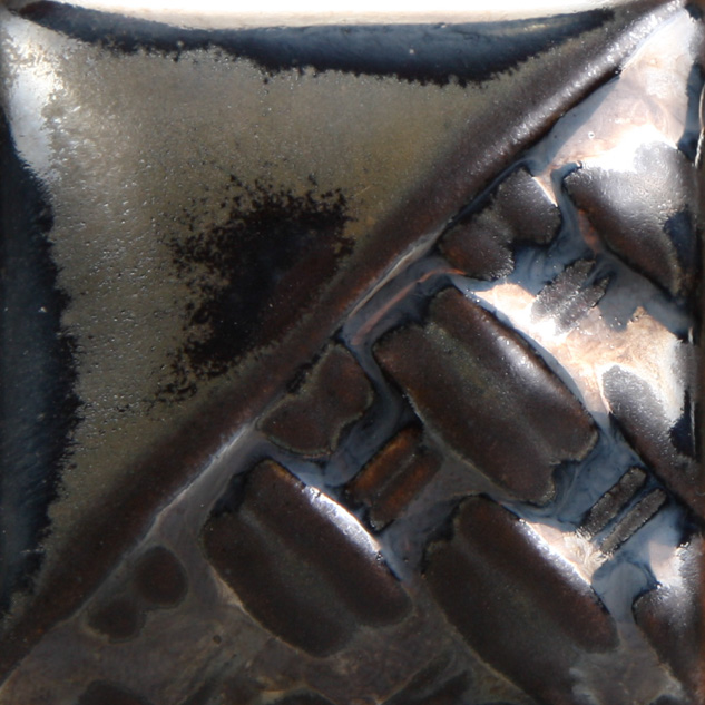 Mayco Foundations Mirror Black smalto ceramica nero coprente